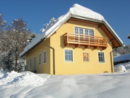 Unser Ferienhaus im Winter