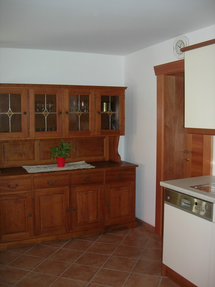 Modern und alt in der Küche