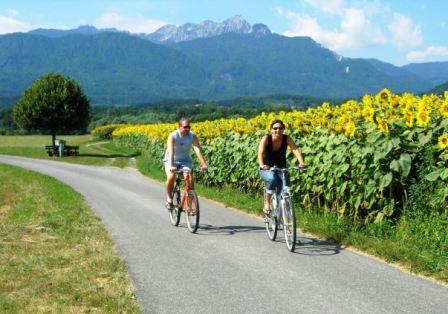 Radfahren mit Aussicht